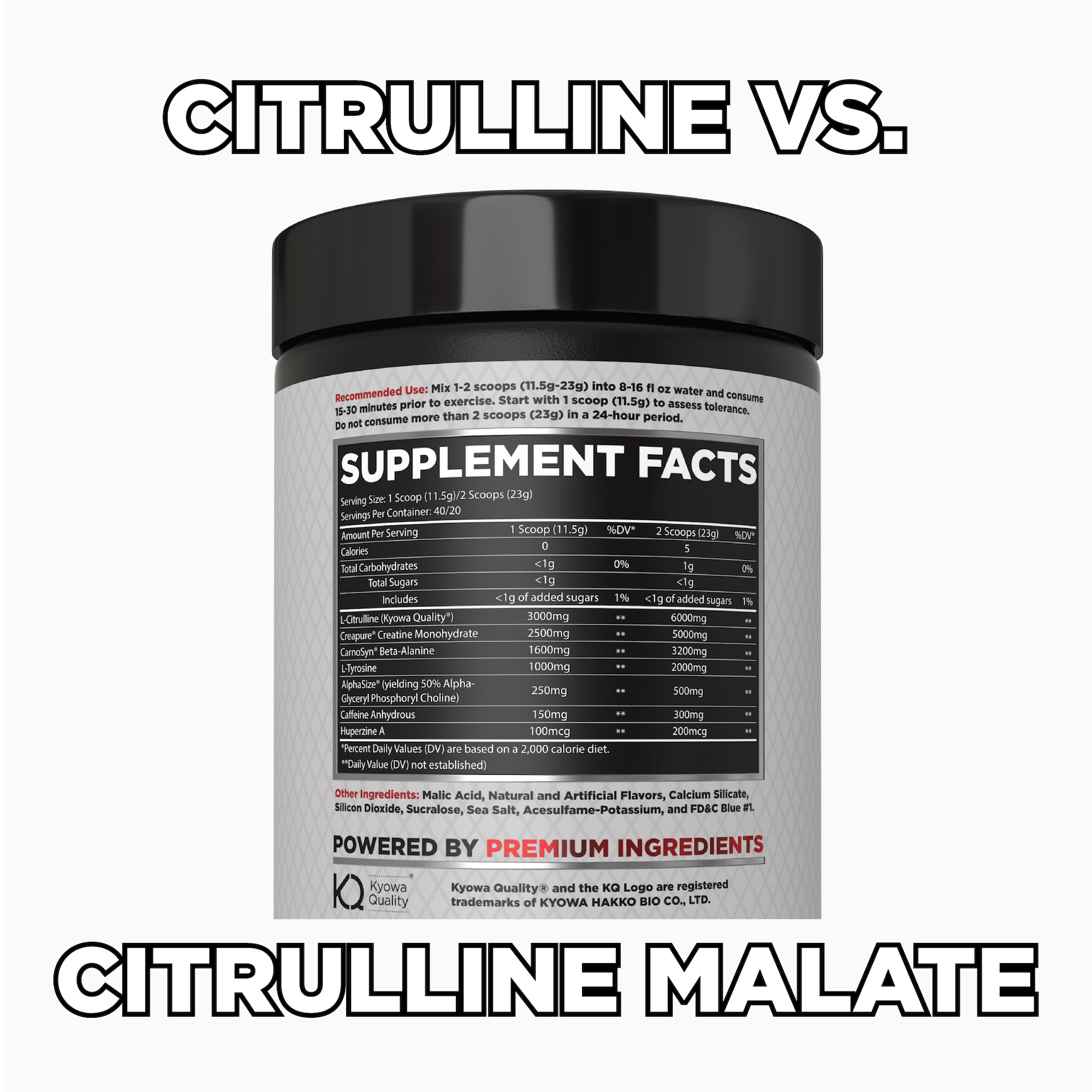 Citrulline vs. Citrulline Malate: What’s the Difference?